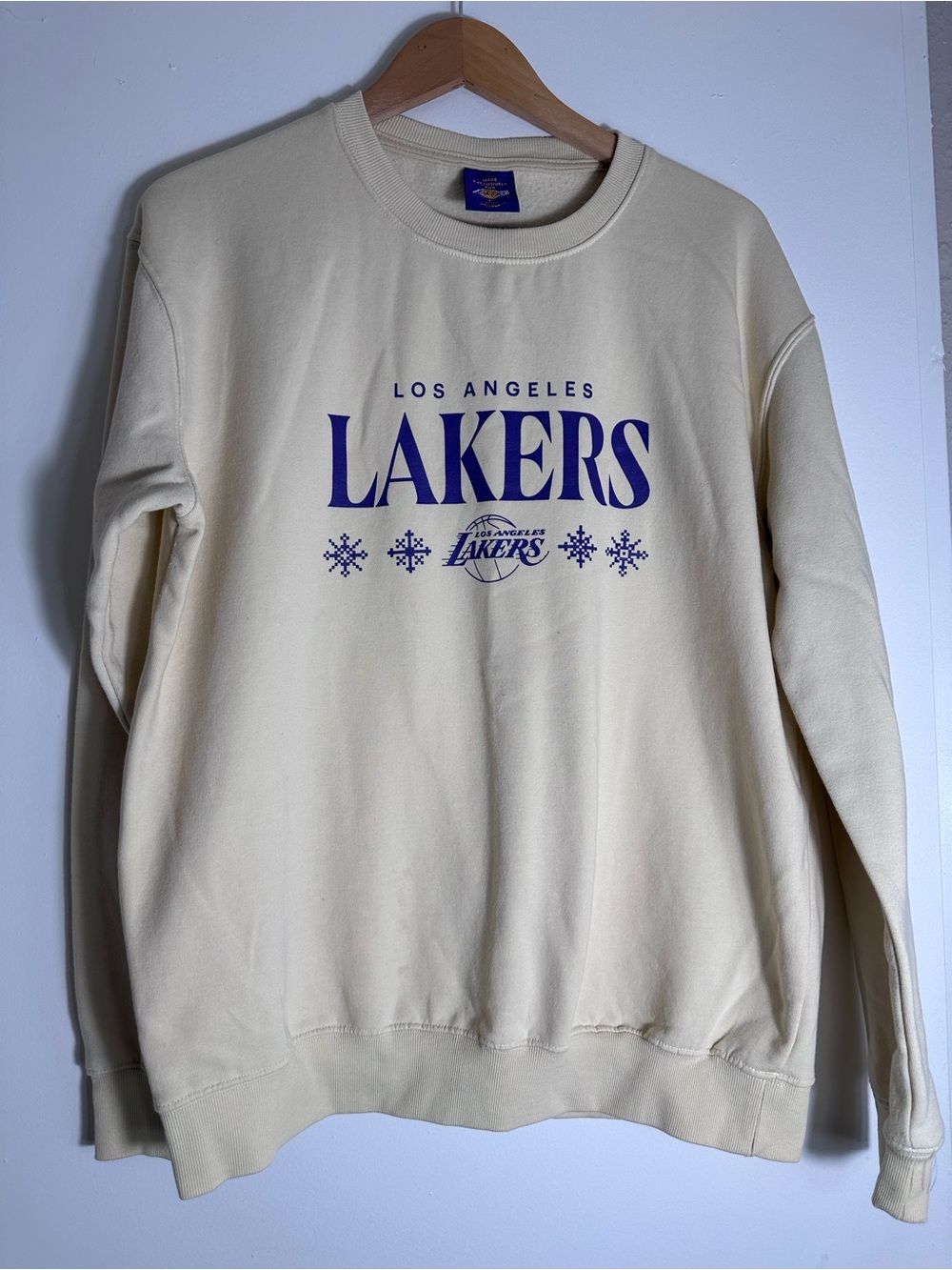 Los Angeles Lakers Crewneck Holiday Sweatshirt with Logo
